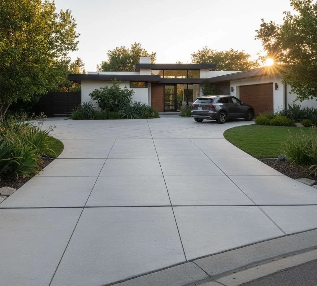 Saw Cut Concrete concrete driveway finish example