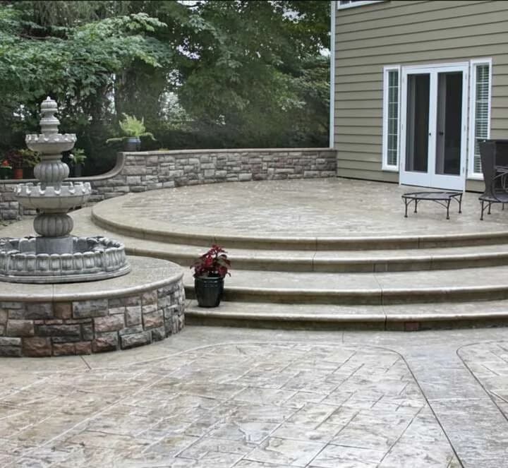 Stamped Concrete Patios concrete patio example