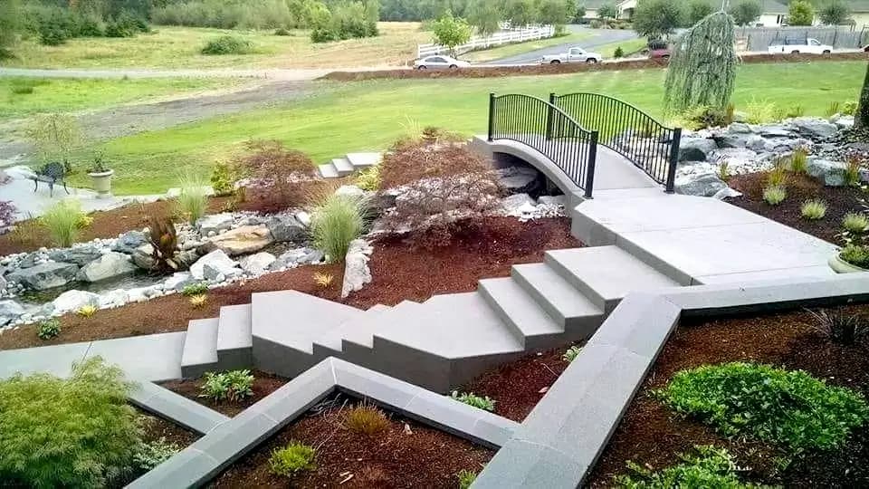 Integrated Walking Bridges concrete walkway example