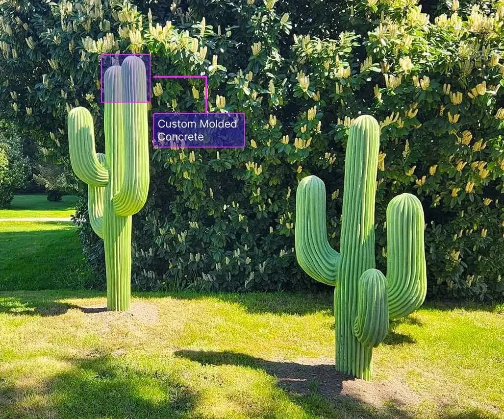 Unique Landscape Elements custom concrete example