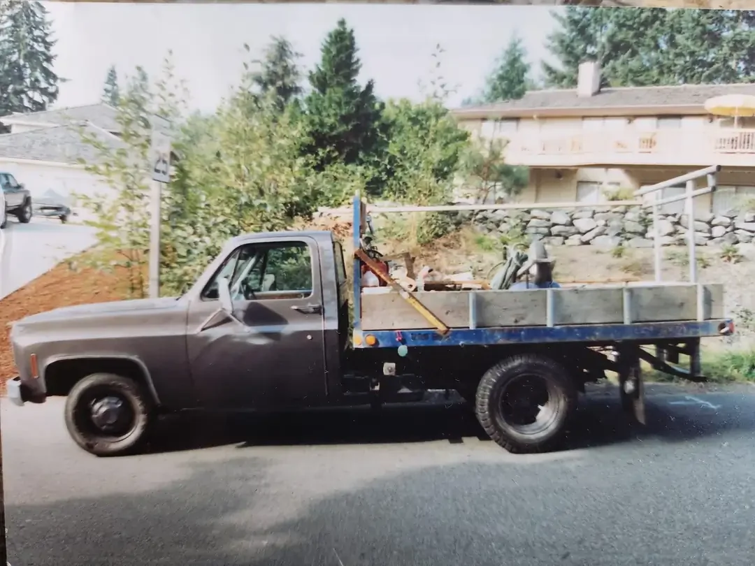 Ross Connors' original 1989 pickup truck - where RC Concrete began