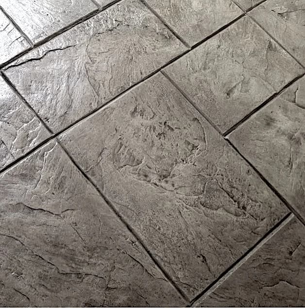 Stamped concrete pattern - Ashlar Slate