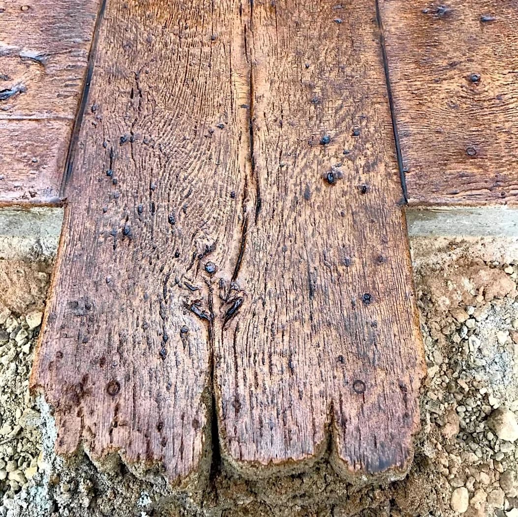 Stamped concrete pattern - Wood Plank