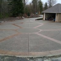 Stamped-Cement-Driveways-Spanaway-WA