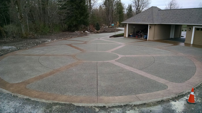 Stamped-Concrete-Driveway-Edgewood-WA