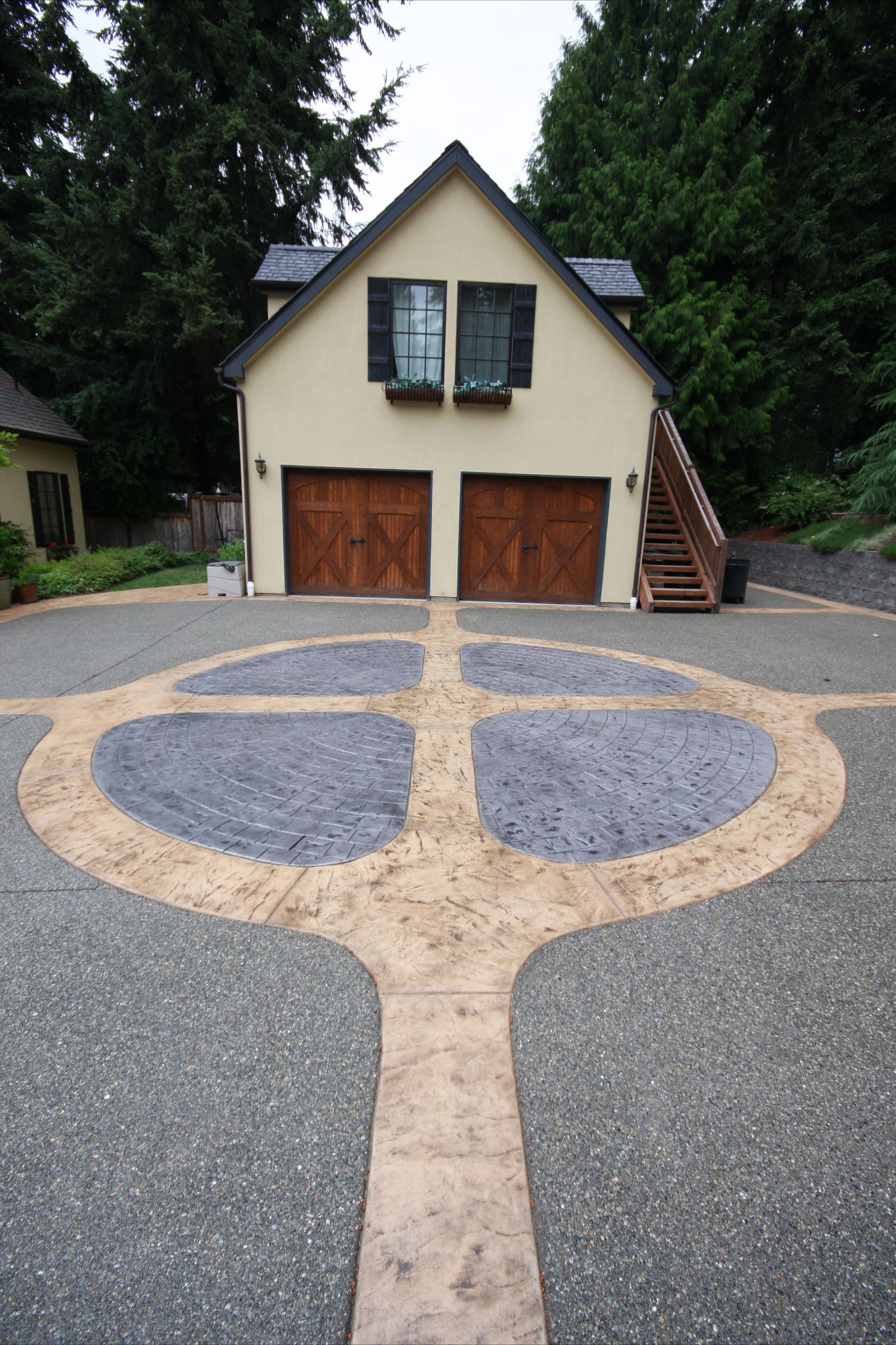 Stamped-Cement-Driveways-Gig-Harbor-WA